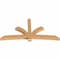 Ekena Millwork Davenport Timber Gable Bracket, Western Red Cedar, 96"W x 48"H x 5 1/2"D x 5 1/2"F, 12/12 Pitch GBW096X48X0606DAV00SWR - alternate 2